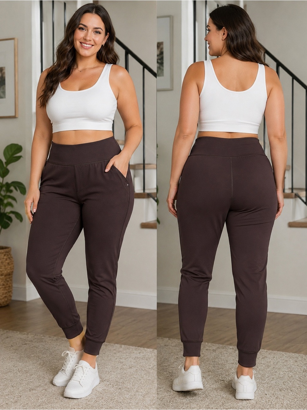 Old Navy Dark Brown women Jogger Pants size L